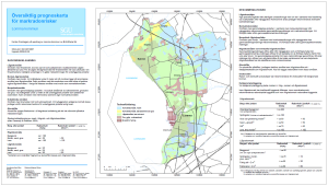 Radonriskkarta: Exempel på radonriskkarta från Lomma kommun.